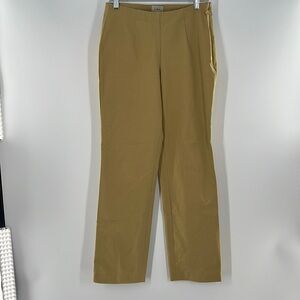 LL BEAN SIDE ZIP ANKLE TAN PANTS SIZE 6